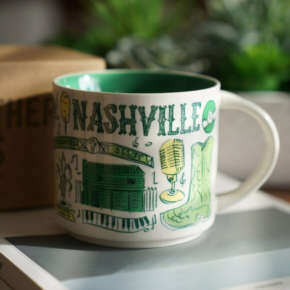 🆕✨ Starbucks Been There Series Nashville Ceramic Mug, 14 Oz - Picture 1 of 7